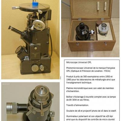 [Produits] Microscope de fabrication OPL